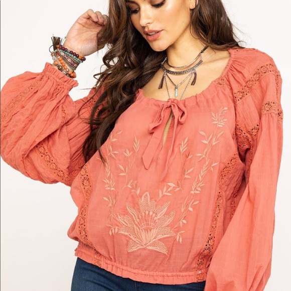 Free People Maria Maria Lace Blouse - Picture 4 of 8